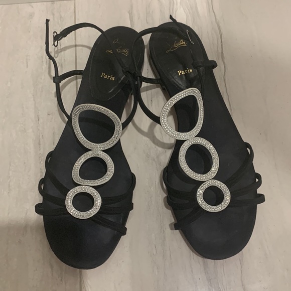 SOLD Authentic Louboutin, EU size 40 (true US 10), Swarovski crystals - Picture 5 of 6